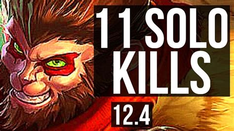 Wukong Vs Sion Top Defeat 11 Solo Kills 1 0m Mastery Euw