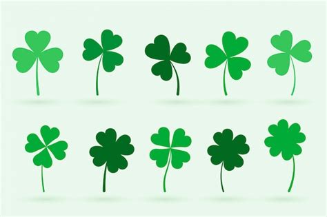 4 Leaf Clovers Vectors And Illustrations For Free Download Freepik