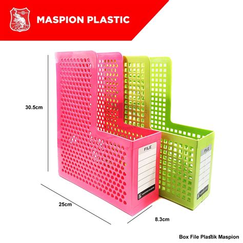 Jual Maspion Box File Plastik Mix Warna Campur Shopee Indonesia