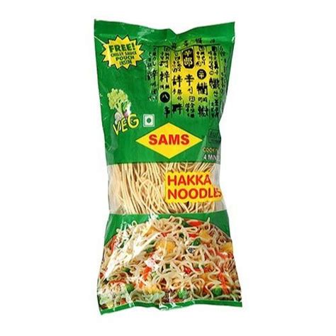 12 Months Sams Hakka Veg Noodles Packaging Size 180 G At Rs 70 Packet In Mumbai