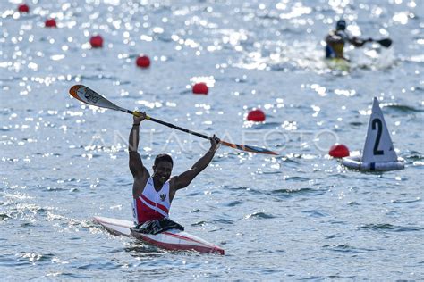 Emas Kayak Meter Tunggal Putra Antara Foto