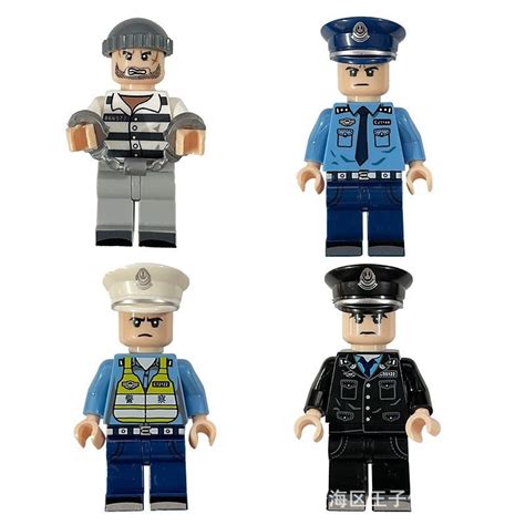 Bộ khối xây dựng Police Catching the Thief Tương thích với LEGO Khối