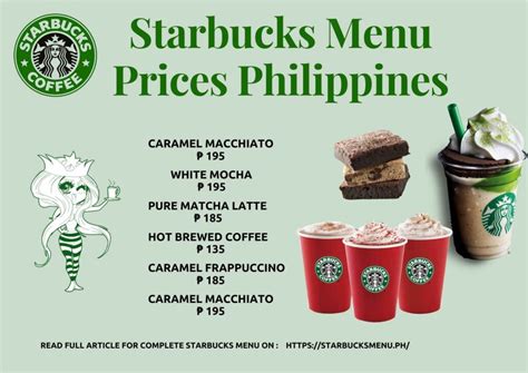 Starbucks Menu Prices Philippines Ph [september 2024] Starbucks Menu Philippines 2024 Prices