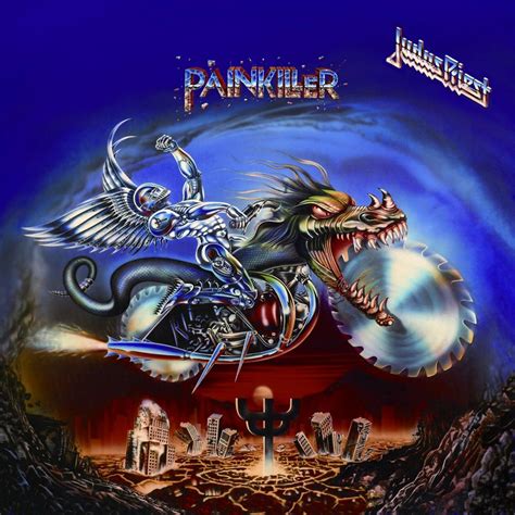 JUDAS PRIEST Painkiller BANNER HUGE 4X4 Ft Fabric Poster Tapestry Flag