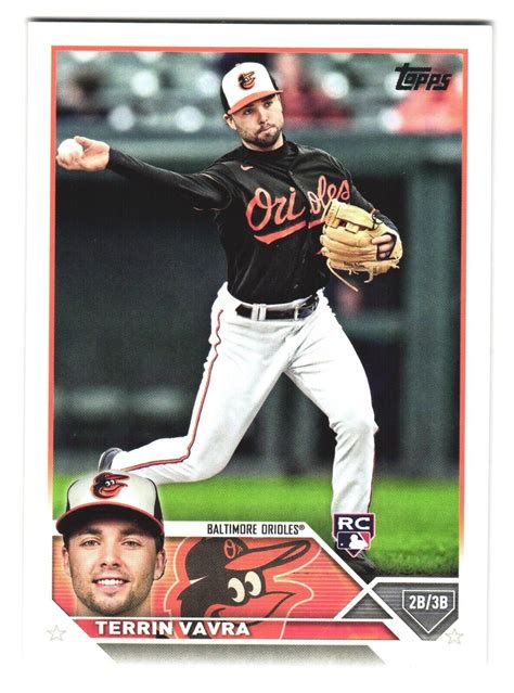 2023 Topps Series 2 524 Terrin Vavra RC Rookie Card Baltimore Orioles