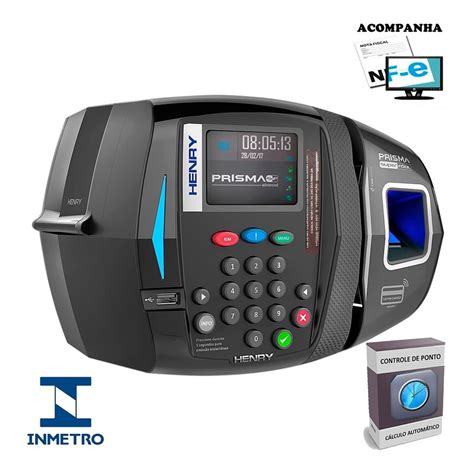 Relogio Ponto Biometrico Porto Alegre Henry Prisma Digital Shopee Brasil