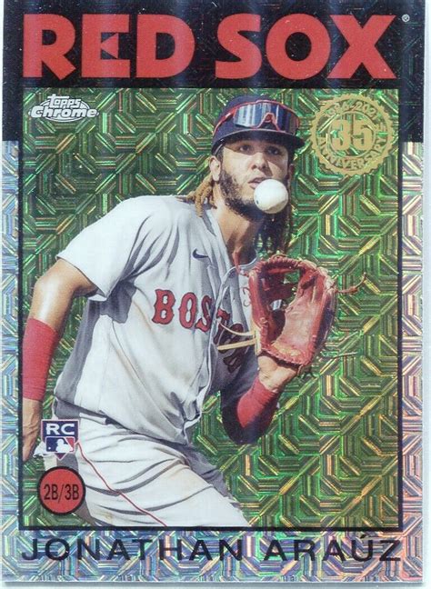 Topps Bc Jonathan Arauz Chrome Silver Pack Promotion Ebay