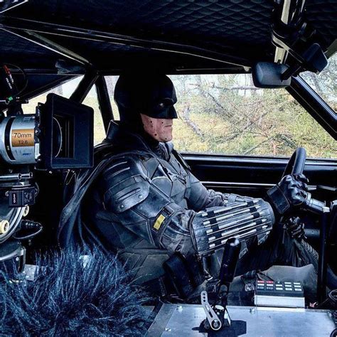 Rick English Roberts Stunt Double On Set Of The Batman Rbatman