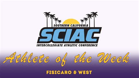 Fisicaro West Sweep Sciac Womens Soccer Athlete Of The Week Honors