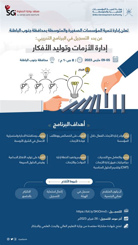 هيئة تنمية المؤسسات الصغيرة والمتوسطة On Twitter 🔹نعلن عن فتح باب التسجيل للبرنامج التدريبي