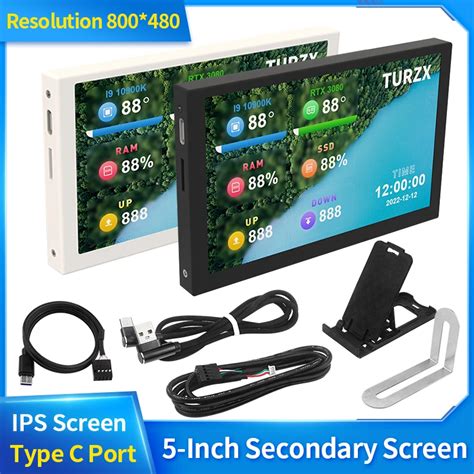 Inch Ips Type C Secondary Screen Dynamic X Lcd Display Cpu Gpu