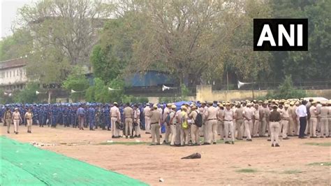 Ani On Twitter Delhi Security Personnel Deployed At Ramlila Maidan