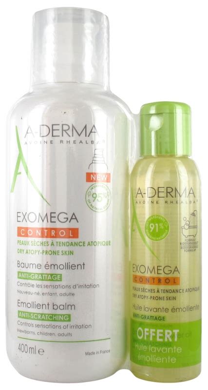 Aderma Exomega Control Baume Mollient Ml Huile Lavante