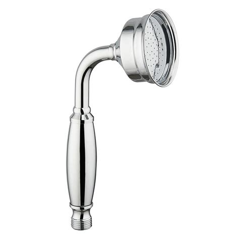 Arezzo Traditional Shower Handset Chrome Victorian Plumbing Uk