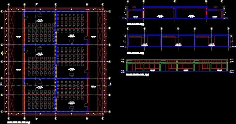 Classrooms Block 2 Dwg Block For Autocad • Designs Cad