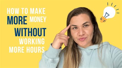 How To Make More Money With Less Hours Secrets Of Successful Online