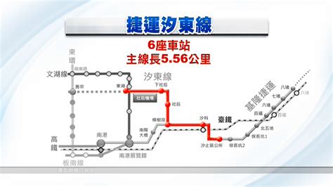 行政院核定汐東線 先按278億預算即時作業 ｜ 公視新聞網 Pnn