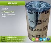 Zebra Ribbon J Wax Resin Ribbon Black