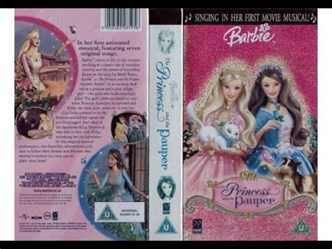 Closing To Barbie As The Princess And The Pauper UK VHS 2004 YouTube