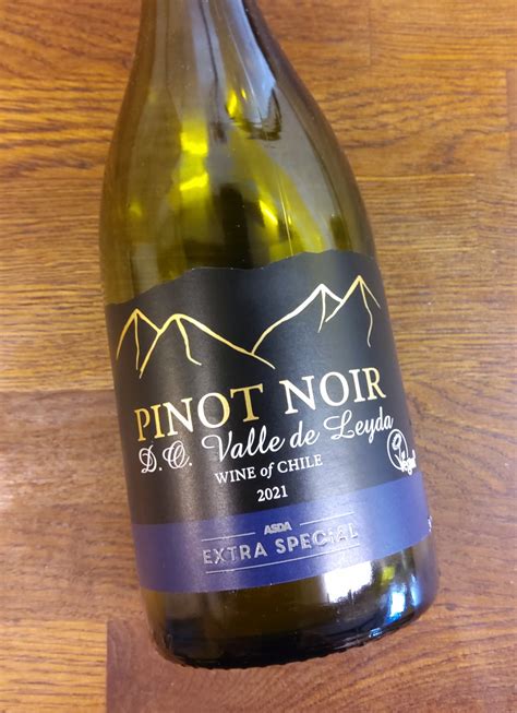 Asda Extra Special Chilean Pinot Noir 2021 Review Wineuncorked Wine