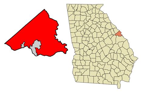 Image: Richmond County Georgia Incorporated and Unincorporated areas ...