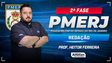 Concurso Pmerj Edital Aberto Aula De Reda O Alfacon Youtube