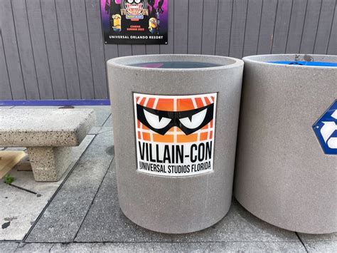 Minion Café Mobile Pickup Window Villain Con Themed Trash Bins and