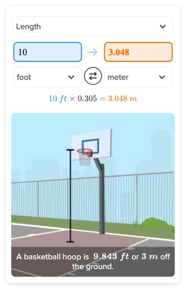 Flexi answers - What is the length of 10 feet in meters? | CK-12 Foundation