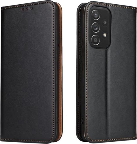 Luxe Bookcover Hoes Etui Geschikt Voor Samsung Galaxy A Zwart Bol