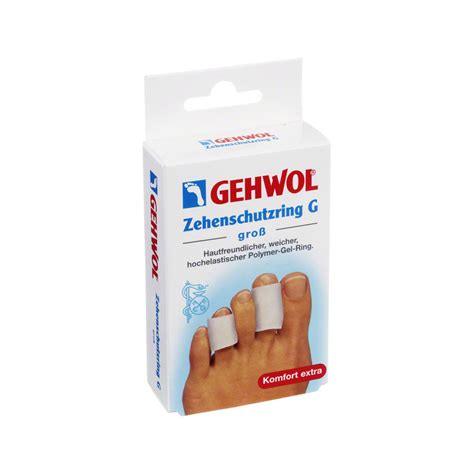 GEHWOL Polymer Gel Zehenschutzring G groß 2 Stück medpex