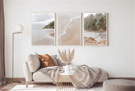 Coastal Beach Wall Art Beach House Wall Decor Nautical Wall Art Living ...