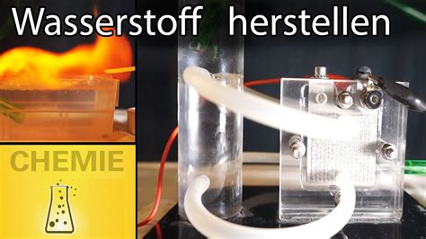 Wasserstoff Mit Einem Elektrolyseur Herstellen YouTube