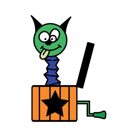 Jack in the box halloween 23000889 Vector Art at Vecteezy