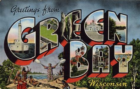 Wisconsin Historical Society Wisconsin Green Bay Wisconsin Postcard