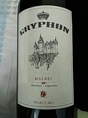 Antonio Gonzalez Gryphon Malbec Roble Vivino Australia