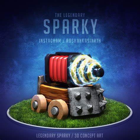 Legendary Sparky from Clash Royale by roshankasinath on DeviantArt