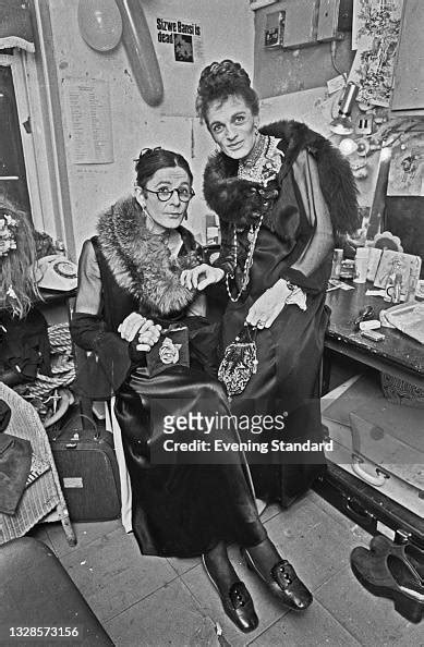 Comedians George Logan And Patrick Fyffe In Costume As Comedy Double