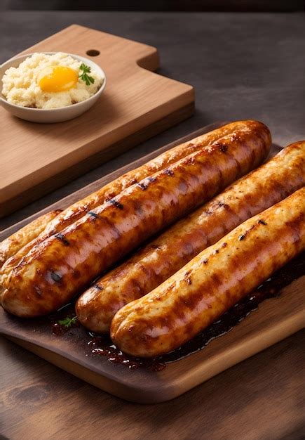 Premium AI Image Photo Of Delicious Grilled Sausage AI Generated