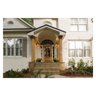 Timber Portico With Gable Room And Arched Interior Ceiling Classique