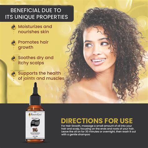 Buy RootsGro Natural Hair Growth Oil Serum 100 Pure Organic