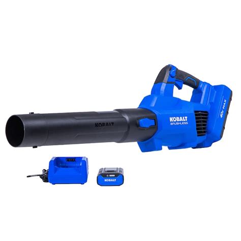 Kobalt Gen4 40 Volt 520 Cfm 120 Mph Brushless Handheld Cordless Electric Leaf Blower 4 Ah