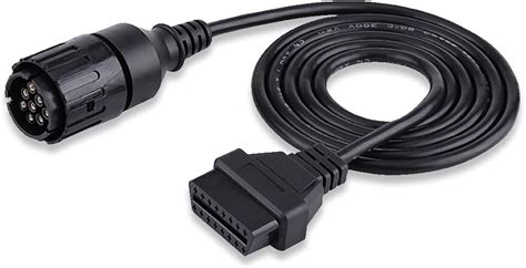 Qiilu Pin To Pin Obd Adapter Connector Diagnostic Cable For Icom