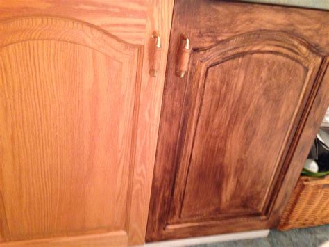 Staining Oak Kitchen Cabinets Keepyourmindclean Ideas