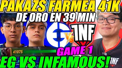 Eg Vs Infamous Game Bo Pakazs Farmea K De Oro En Min Dpc Sa