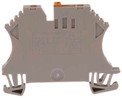 1855610000 Weidmüller Weidmuller Wtr Series Brown Disconnect Terminal