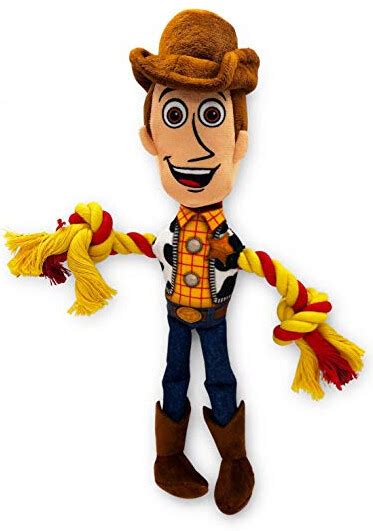 Disney Toy Story Woody Squeaker Rope Dog Toy