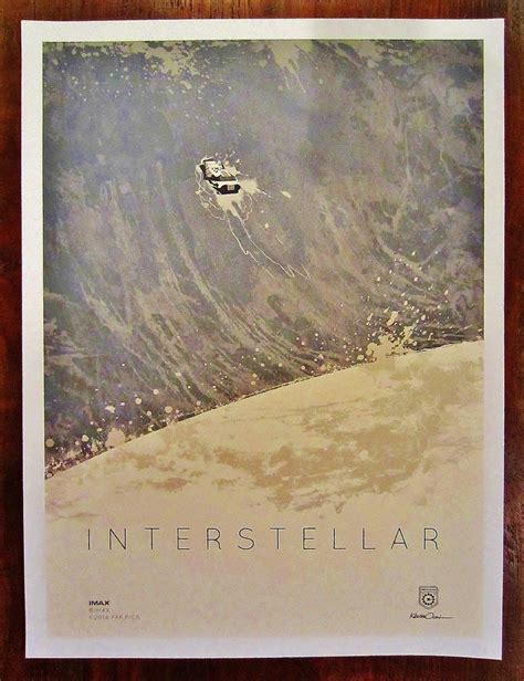 INTERSTELLAR Miller's Planet Limited Edition Poster Kevin Dart Prints ...