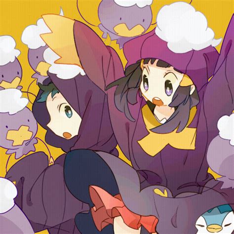 Dawn Piplup Lucas And Drifloon Pokemon And More Drawn By Hagiko