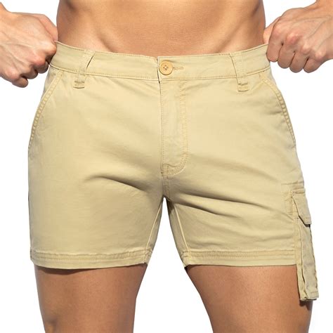 Es Collection Pocket Cargo Shorts Beige Inderwear