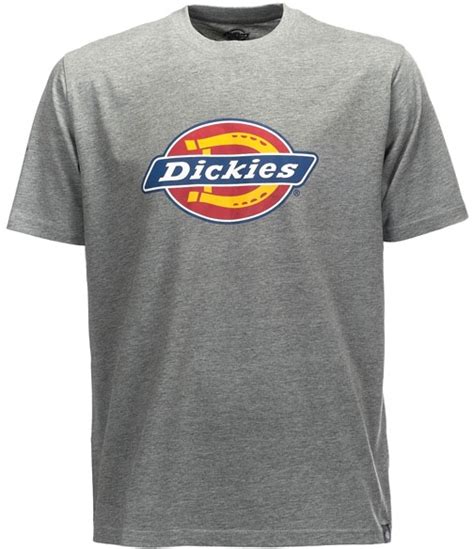 Dickies Icon Logo T Shirt Grey Melange Size Small Arm828199 Arh